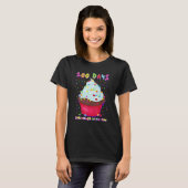 100 Days Sprinkled With Fun Cupcake 100th Day Of S T-Shirt (Vorne ganz)