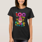 100 Days Sprinkled With Fun Cupcake 100th Day Of S T-Shirt (Vorderseite)