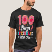 100 Days Sprinkled With Fun Cut Donuts 100 Days o T-Shirt (Vorderseite)