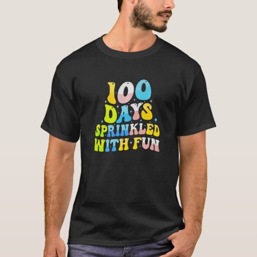 100 Days Sprinkled With Fun Student Teacher T-Shirt (Vorderseite)