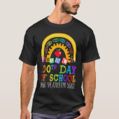 100 Days Teacher 100th Day Of School Where Adventu T-Shirt (Vorderseite)