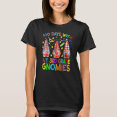 100 Days With My 3rd Grade Gnomes Virtual Teachers T-Shirt (Vorderseite)