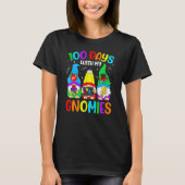 100 Days With My Gnomies 100 Days Of School Gnome T-Shirt (Vorderseite)