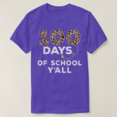 100 Days Y'all Teacher Student 100th Day of school T-Shirt (Design vorne)