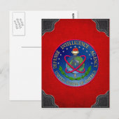 [100] Defense Intelligence Agency (DIA) Seal Postkarte (Vorne/Hinten)
