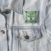 100 % der irischen Graffiti-Mauer Button (Beispiel)