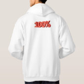 100 % Design Hoodie (Rückseite)
