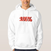 100 % Design Hoodie (Vorderseite)