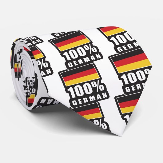 100% Deutsch Krawatte (Gerollt)
