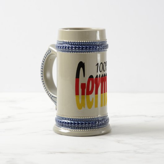 100% deutsche Tasse (Vorderseite Links)