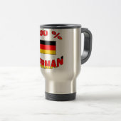 100% Deutscher Reisebecher (VorderseiteRechts)