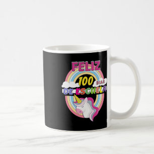 100 Dias de Escuela 100 Tage Schule Kaffeetasse