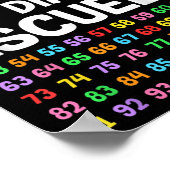 100 Dias De Escuela Spanischer Lehrer Poster (Ecke)