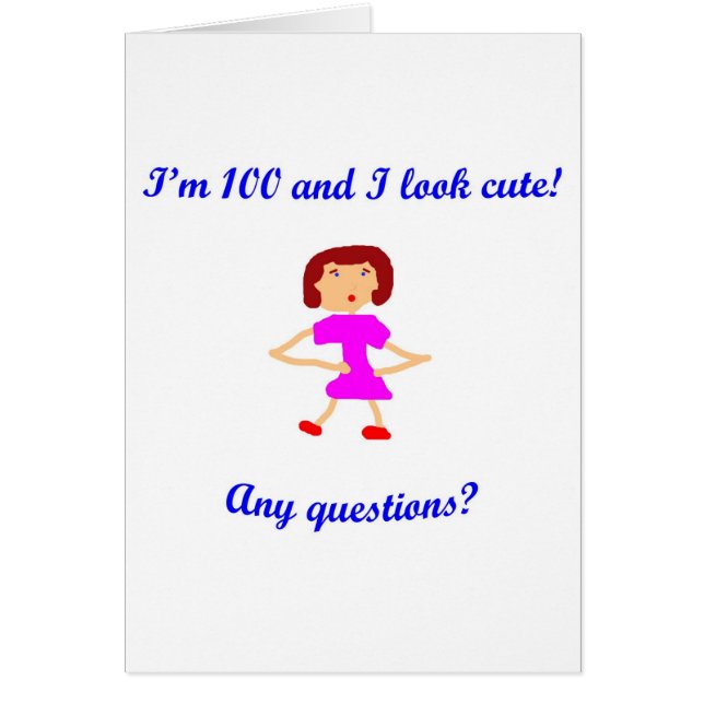 100, die ich niedlich schaue! (Vorne)