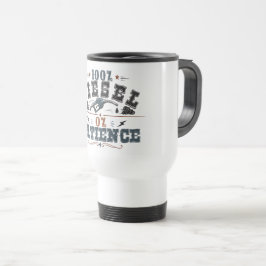 100% Diesel 0% Patience Vintage Graphic Reisebecher
