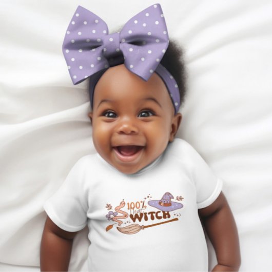 100 % dieser Hexe, erstes Halloween-Shirt des Baby Baby Strampler