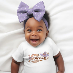 100 % dieser Hexe, erstes Halloween-Shirt des Baby Strampler
