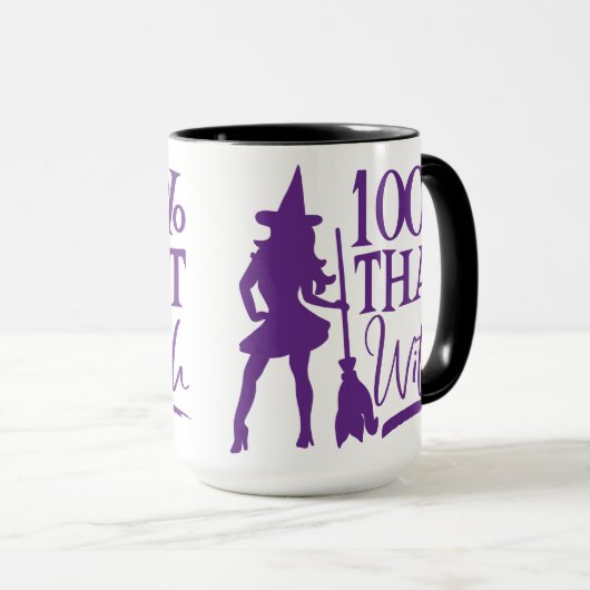 100 % DIESES WITCHES TASSE (VorderseiteRechts)