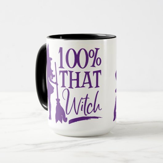 100 % DIESES WITCHES TASSE (Vorderseite Links)