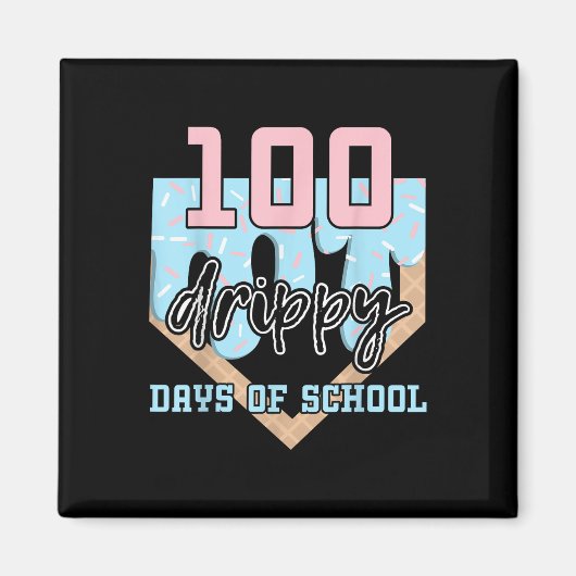 100 Disketten-Tage Baseballeis 100. Magnet (Vorne)