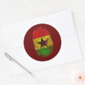 100% DNA-Stolzgeschenke aus Ghana Runder Aufkleber (Umschlag)