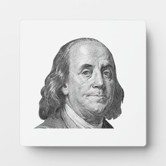 100 Dollar, Benjamin Franklin Fotoplatte (Vorderseite)