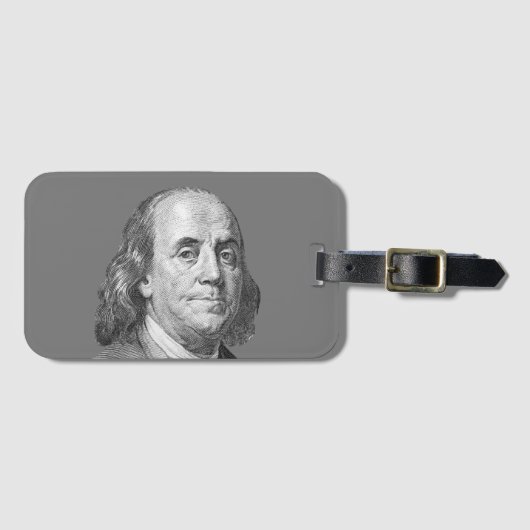 100 Dollar, Benjamin Franklin Gepäckanhänger (Vorderseite (Horizontal))