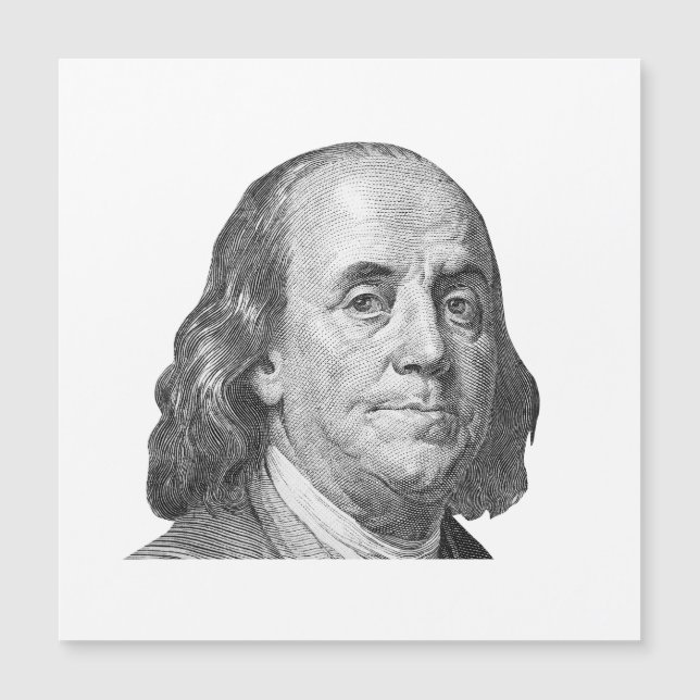 100 Dollar, Benjamin Franklin Magnetkarte (Vorderseite)