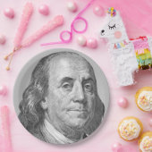 100 Dollar, Benjamin Franklin Pappteller (Party)