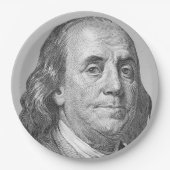 100 Dollar, Benjamin Franklin Pappteller (Vorderseite)