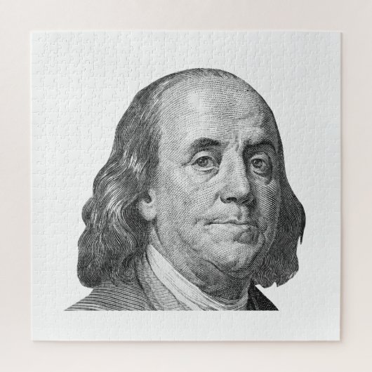 100 Dollar, Benjamin Franklin Puzzle (Vertikal)
