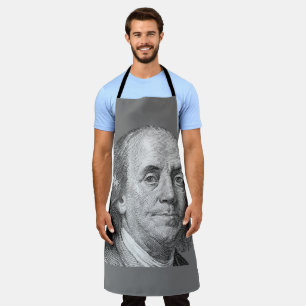 100 Dollar, Benjamin Franklin Schürze