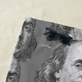 100 Dollar, Benjamin Franklin Strandtuch (Beispiel)