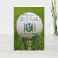100 Dollar Geburtstag Golf Ball