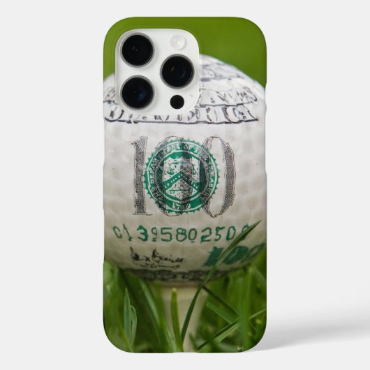 100 Dollar Golf Ball Case-Mate iPhone Hülle (Rückseite)