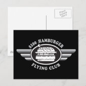 100 Dollar Hamburger - Flying Club Postkarte (Vorne/Hinten)