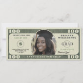 100-Dollar-Schein-Foto-Abschluss Ankündigung (Vorderseite)