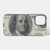 100-Dollar-Schein iPhone Hülle (Rückseite (Horizontal))