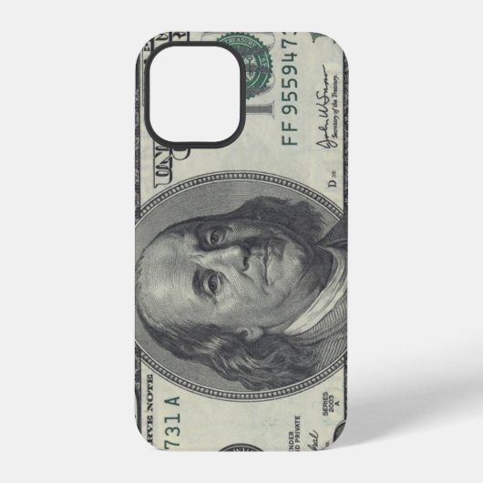 100-Dollar-Schein iPhone Hülle (Rückseite)