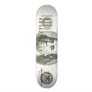 100 Dollarschein-Skateboard Skateboard