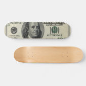 100 Dollarschein-Skateboard Skateboard (Horizontal)