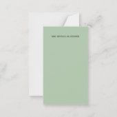 100 DONUT aufgeben bei Liebe Änderung des Plandatu Mitteilungskarte (Rückseite)