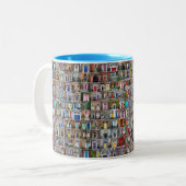 100 Doors of Dublin Ireland Collage Coffee Tasse (Vorderseite Links)
