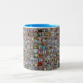 100 Doors of Dublin Ireland Collage Coffee Tasse (Mittel)