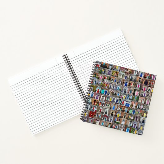 100 Doors of Dublin Square Notebook Notizblock (Innenseite)