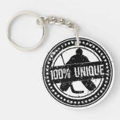 100% Einzigartiger Eishockey-Goalie-Keyring Schlüsselanhänger (Vorderseite)