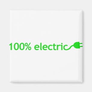 100 % Elektrofahrzeuge Magnet