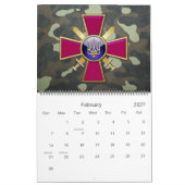 [100] Emblem der ukrainischen Landstreitkräfte Kalender (Feb 2027)