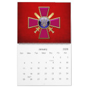 [100] Emblem der ukrainischen Landstreitkräfte Kalender (Jan 2026)