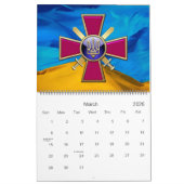 [100] Emblem der ukrainischen Landstreitkräfte Kalender (Mär 2026)